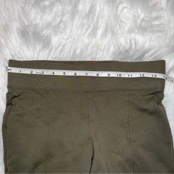 Old Navy Olive Green Stevie High Rise Ponte Knit Seamed Leggings Size Small - Picture 7 of 7